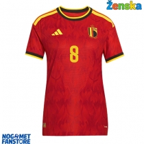 Belgija Youri Tielemans #8 Domaci Dres za Ženska SP 2026 Kratak Rukav